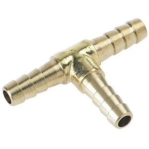 1/4" HB X 1/4" HB X 1/4" HB TEE, BRASS